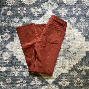 Burnt orange corduroy pants